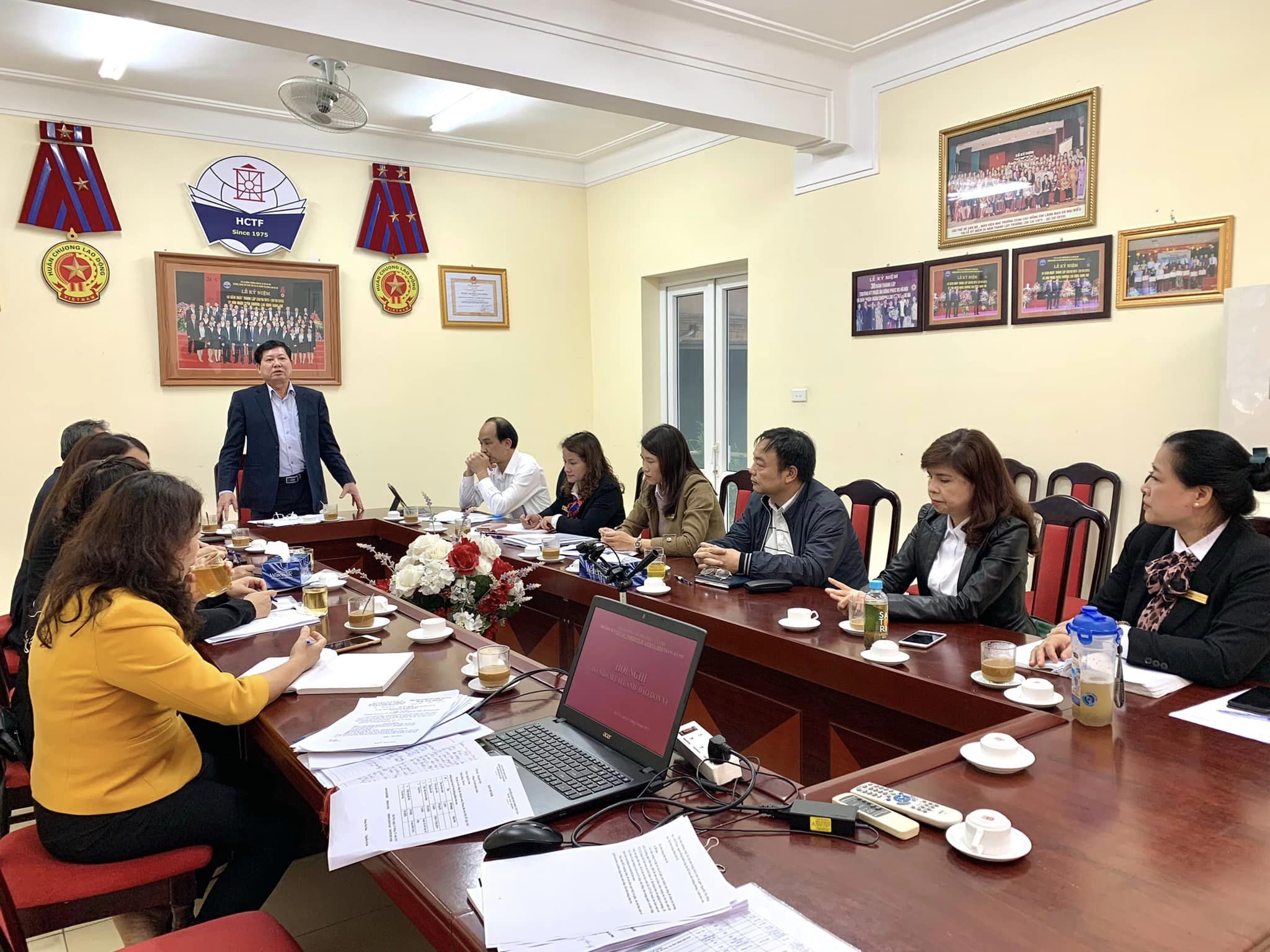 HỘI NGHỊ BỔ NHIỆM LẠI LÃNH ĐẠO ĐƠN VỊ