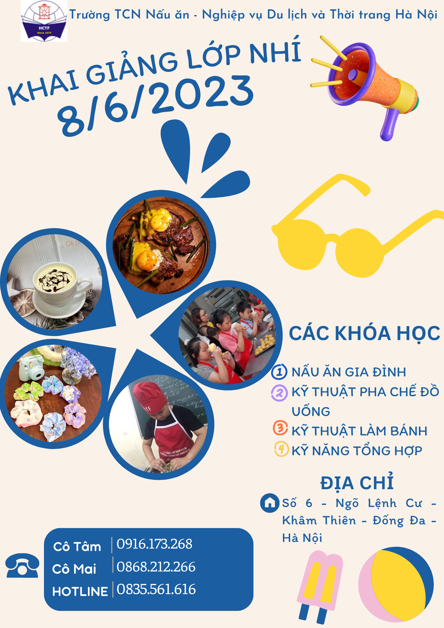  Thông báo khai giảng: Lớp chuyên đề hè cho bé (10 – 15 tuổi)