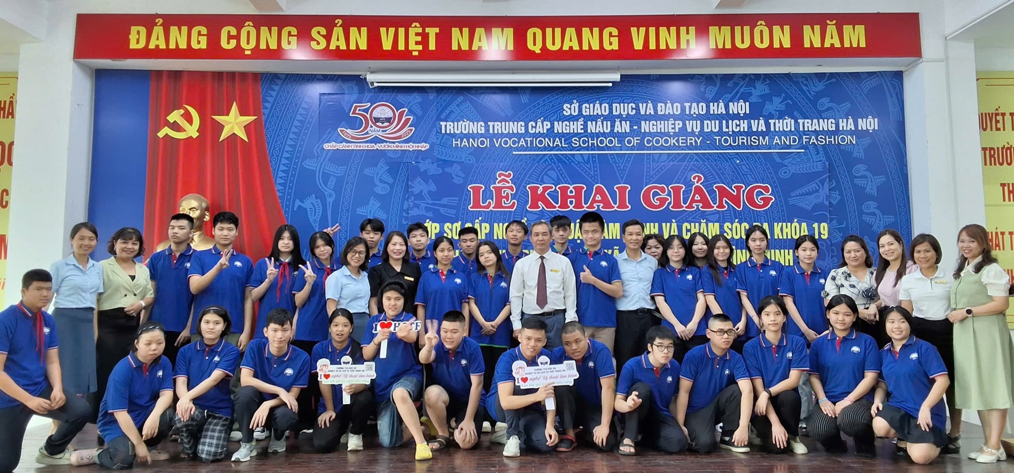 🎉✨ LỄ KHAI GIẢNG LỚP NGHỀ KỸ THUẬT LÀM BÁNH &amp; CHĂM SÓC DA  - NĂM 2025✨🎉
