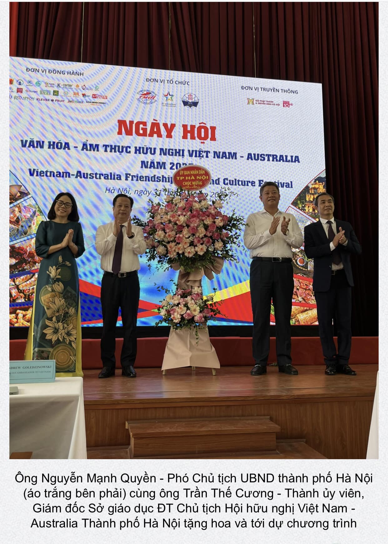 Tổng hợp các bài báo đưa tin về Chương trình "Ngày hội văn hóa ẩm thực hữu nghị Việt Nam - Australia năm 2023".