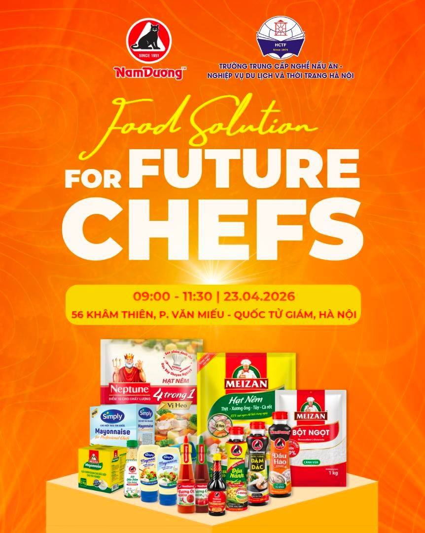 ĐẢNG BỘ THAM GIA WORKSHOP “FOOD SOLUTION FOR FUTURE CHEFS” – KHƠI NGUỒN ĐAM MÊ ẨM THỰC CHO THẾ HỆ ĐẦU BẾP TƯƠNG LAI.  ​